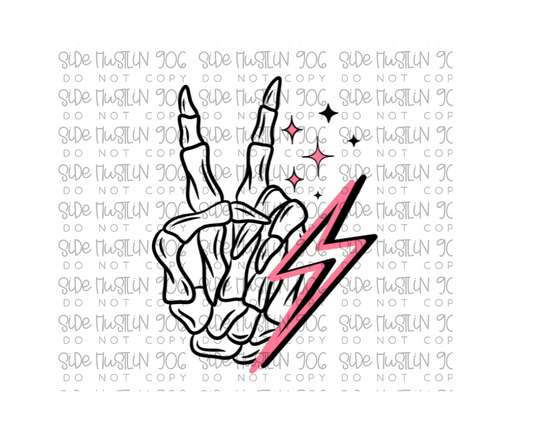 I Don't like You Either Pink Peace-Ready to Press Transfer