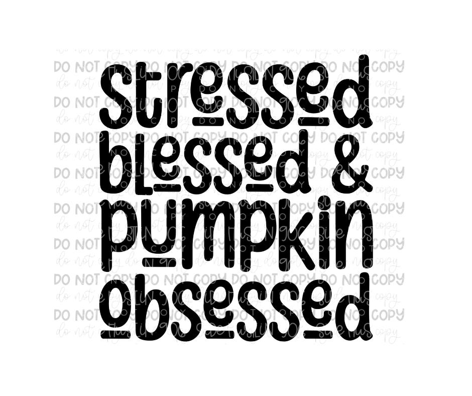 Stressed Pumpkin no image-Ready to Press Transfer