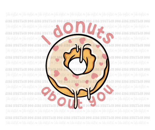 I Donuts about You pink-Ready to Press Transfer