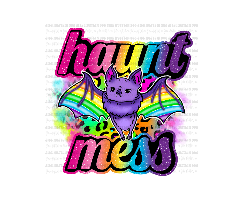 Haunt Mess-Ready to Press Transfer