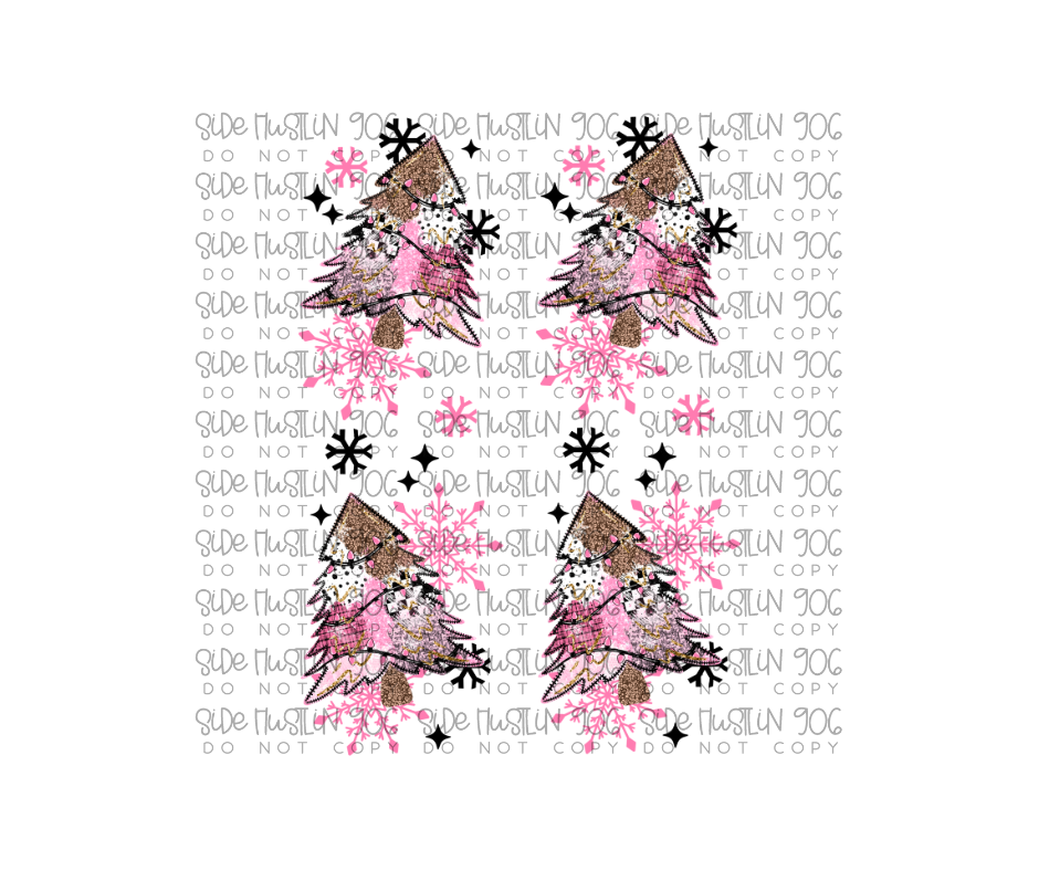 Freezing Season Black Accents Sleeve-Ready to Press Transfer