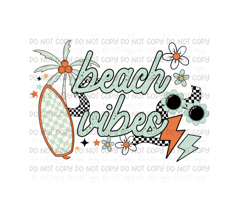 Beach Vibes-Ready to Press Transfer