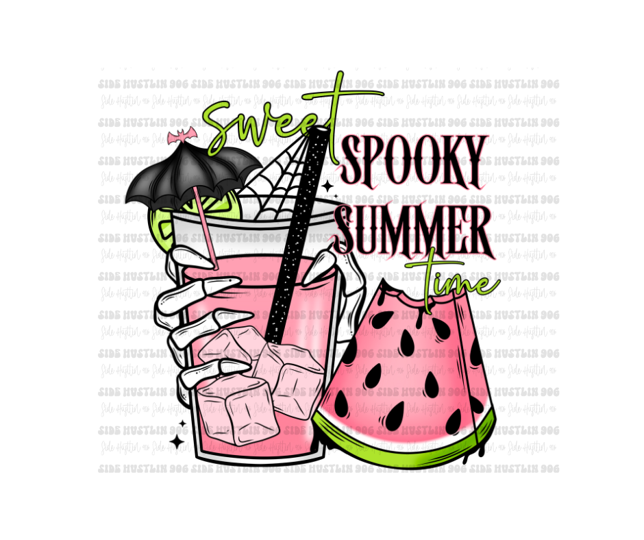 Sweet Spooky Summer-Ready to Press Transfer