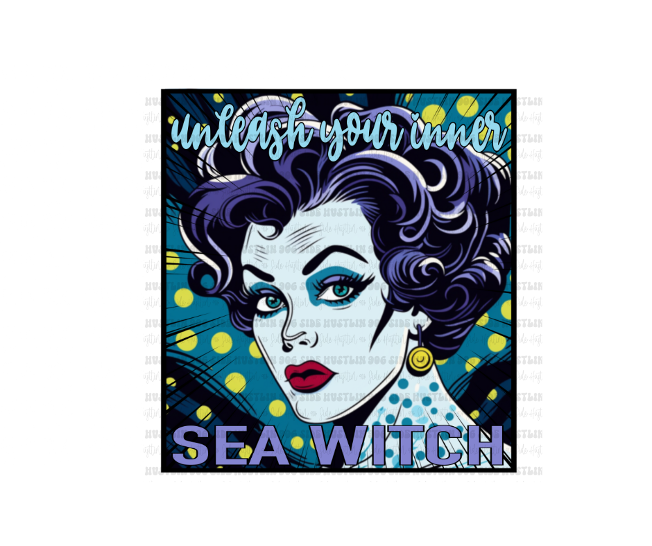 Unleash your inner Sea Witch-Ready to Press Transfer