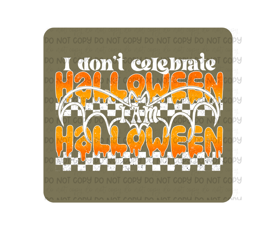 I am Halloween white-Ready to Press Transfer