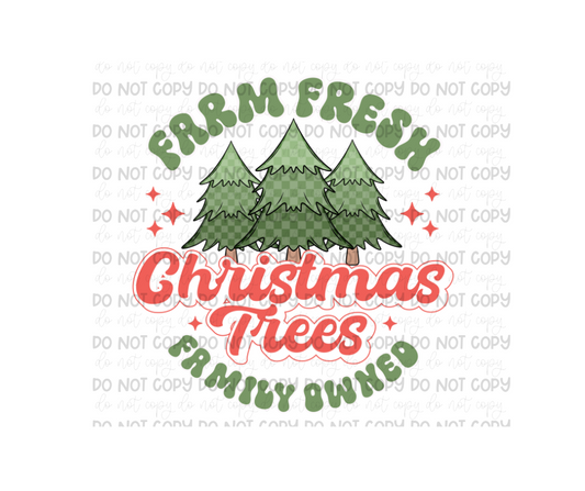 Farm Fresh Trees-Ready to Press Transfer