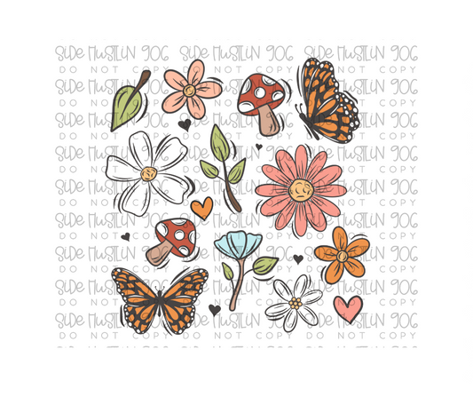 Spring collage-Ready to Press Transfer