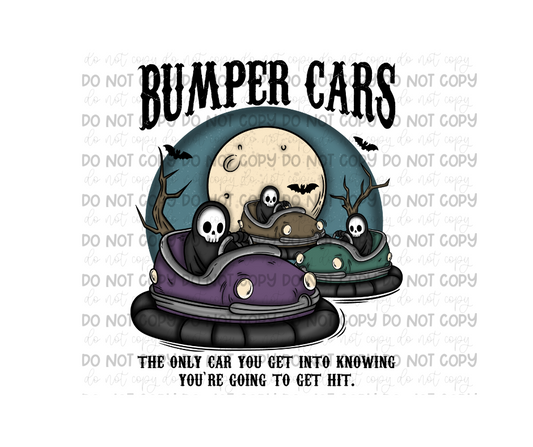 Bumper Cars words-Ready to Press Transfer