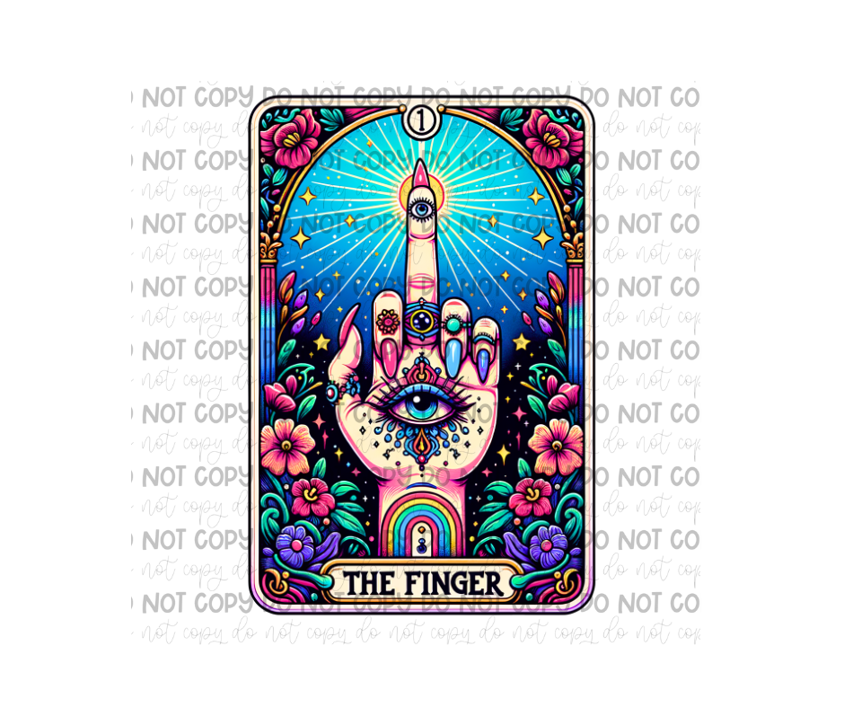 The Finger tarot-Ready to Press Transfer