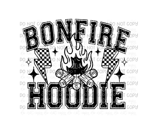 Bonfire Hoodie black-Ready to Press Transfer