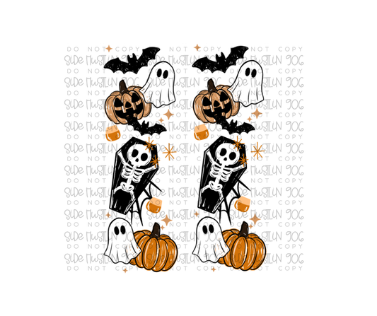 Wake Me up When It’S Halloween Sleeve-Ready to Press Transfer