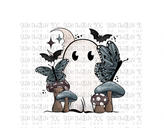 Cottagecore Ghostie-Ready to Press Transfer