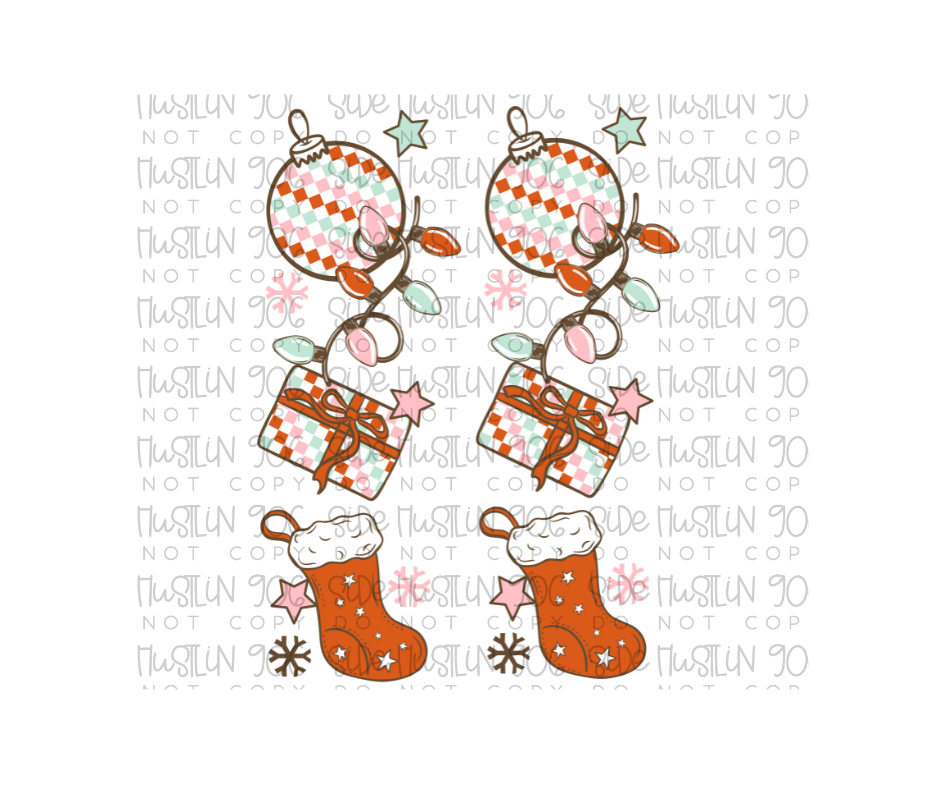 Ho Ho Ho Sleeve-Ready to Press Transfer