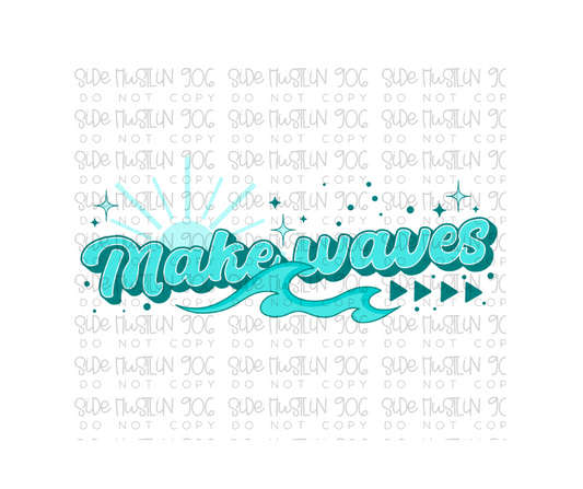 Make Waves-Ready to Press Transfer