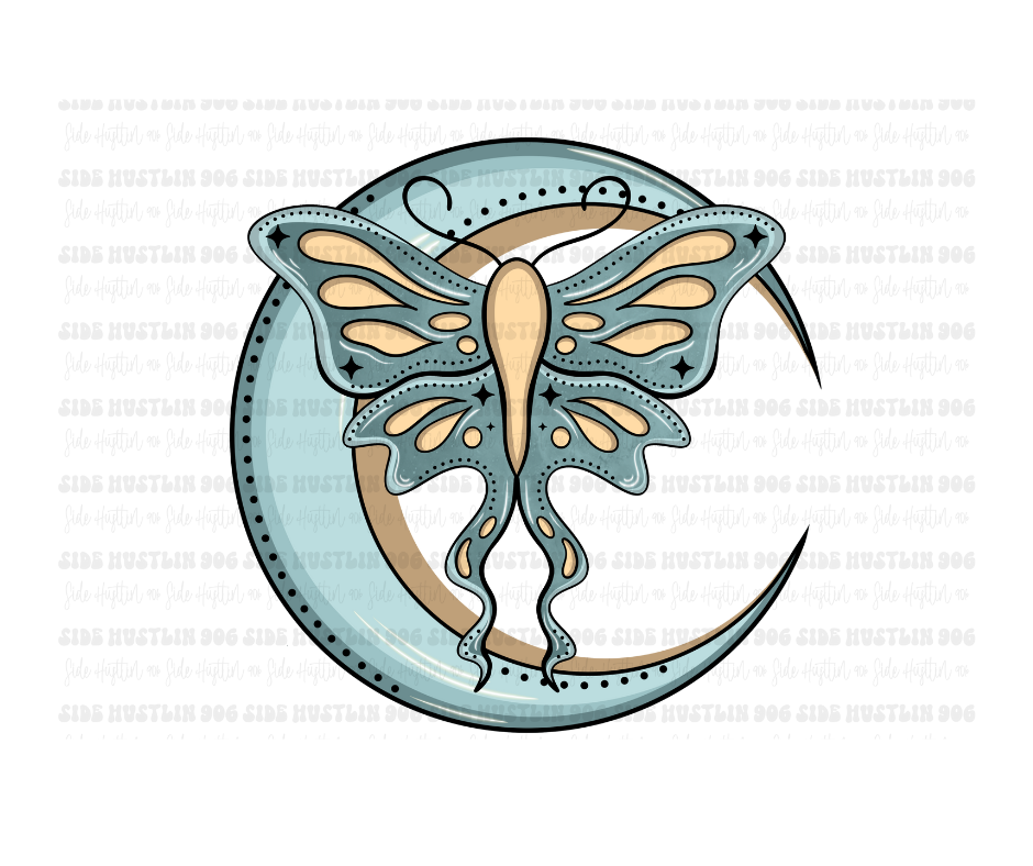 Moon Moth-Ready to Press Transfer