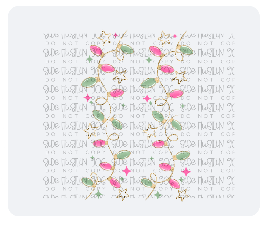 Jolly Jolly Lights Sleeve-Ready to Press Transfer