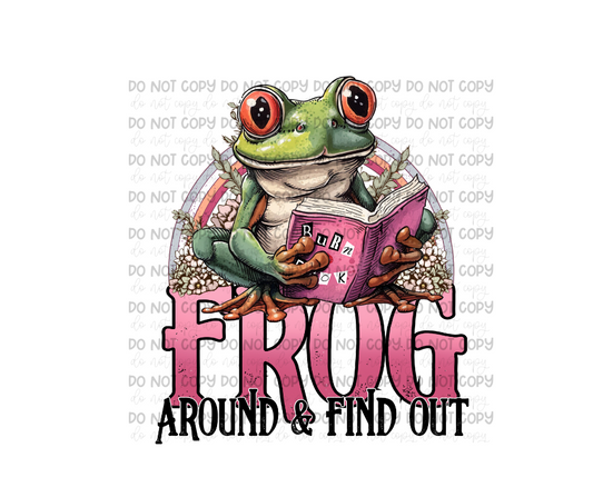 Frog around & find out-Ready to Press Transfer