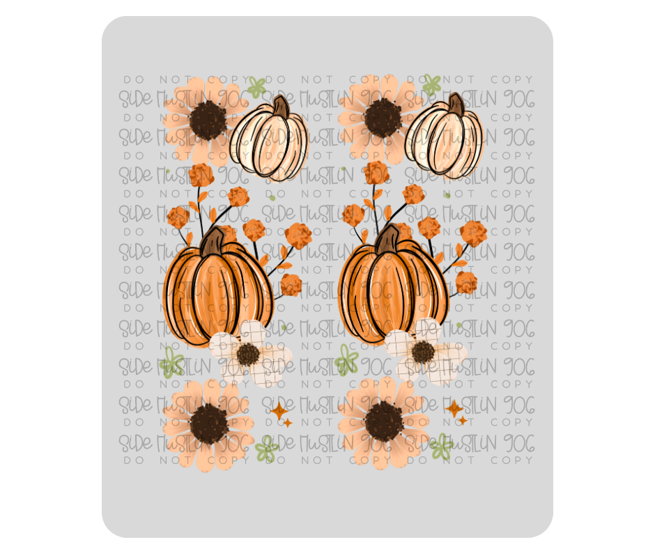 Plaid Pumpkin Sleeve-Ready to Press Transfer