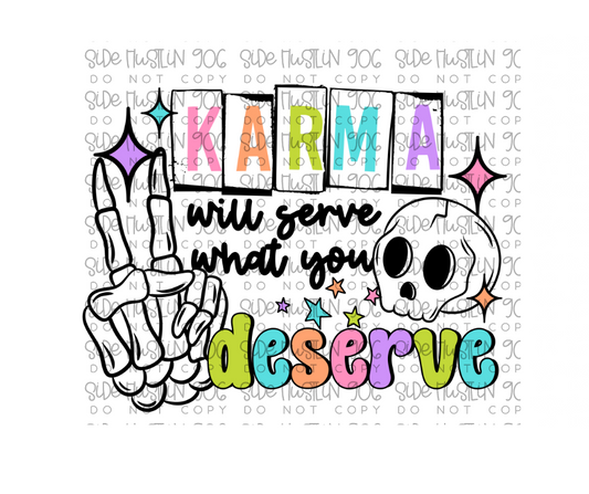 Karma Will Serve-Ready to Press Transfer