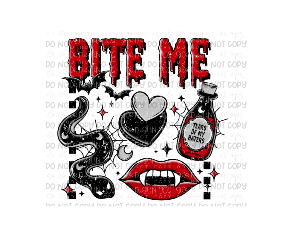 Bite Me-Ready to Press Transfer