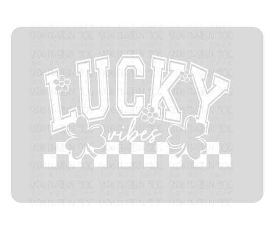Lucky Vibes single color-Ready to Press Transfer