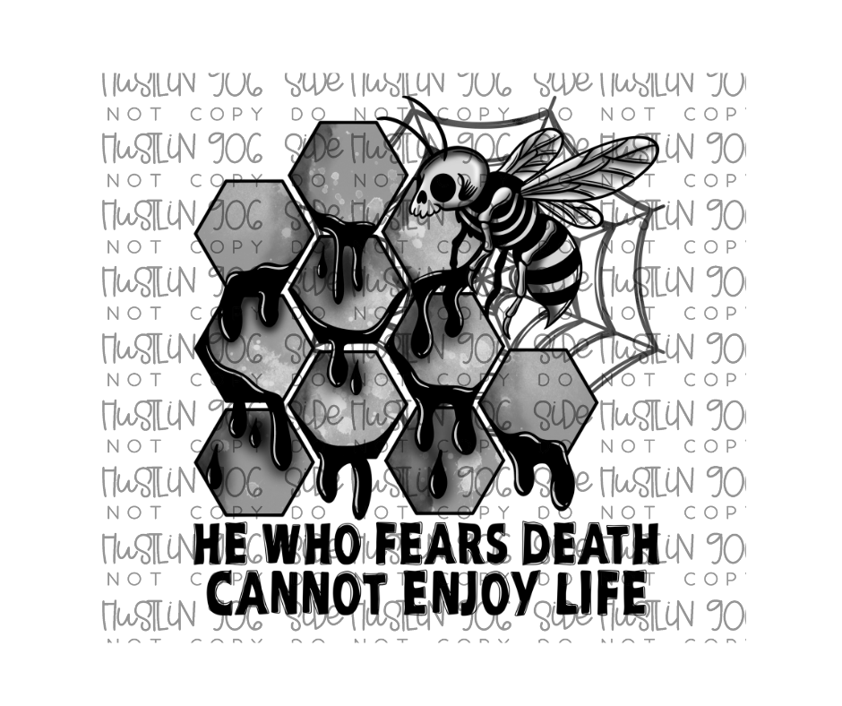 Goth Bee black-Ready to Press Transfer