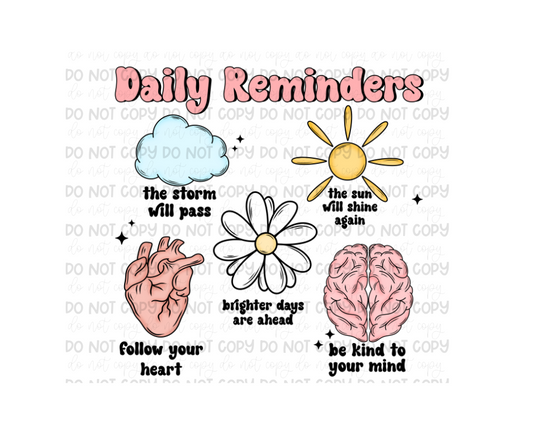 Daily Reminders-Ready to Press Transfer