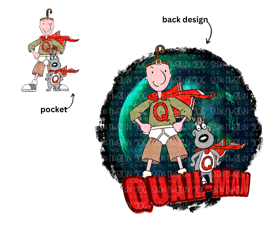 Quail Man-Ready to Press Transfer