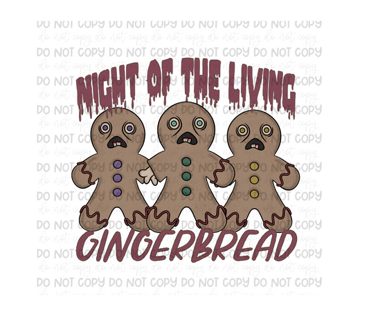 Night of the Living Gingerbread-Ready to Press Transfer
