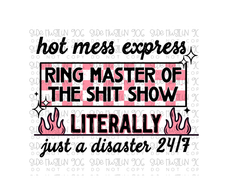 Ringmaster of the shitshow-Ready to Press Transfer