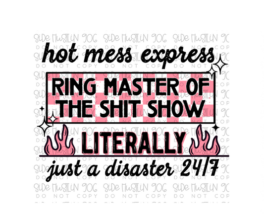 Ringmaster of the shitshow-Ready to Press Transfer