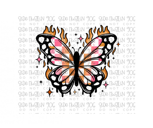 Unbothered Butterfly only-Ready to Press Transfer