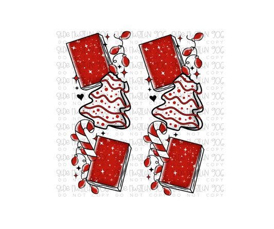 Christmas Ghistie with Book Sleeve-Ready to Press Transfer