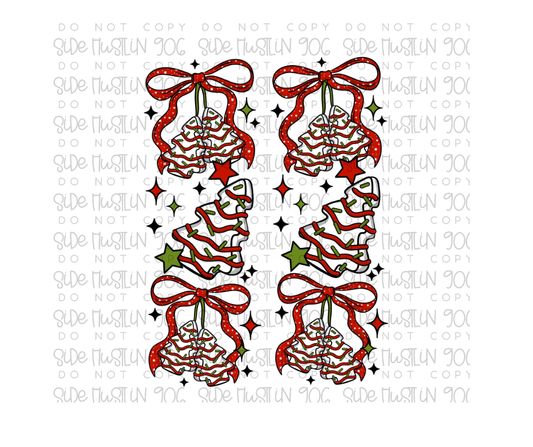 Tree Cake Bow Sleeve-Ready to Press Transfer