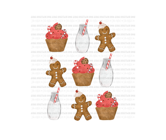 Sweet Christmas Grid-Ready to Press Transfer