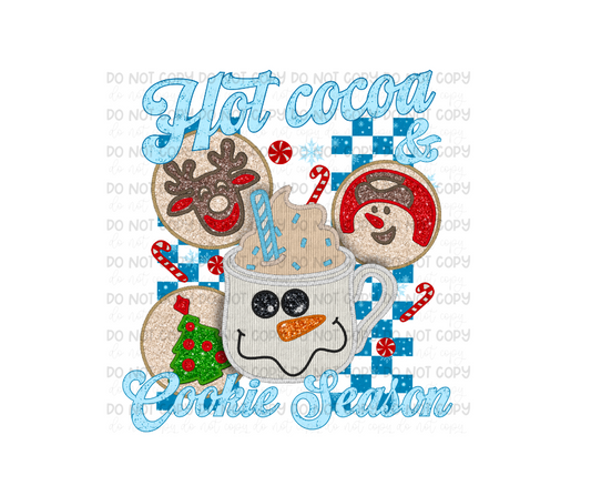 Hot Cocoa & Cookie Season-Ready to Press Transfer