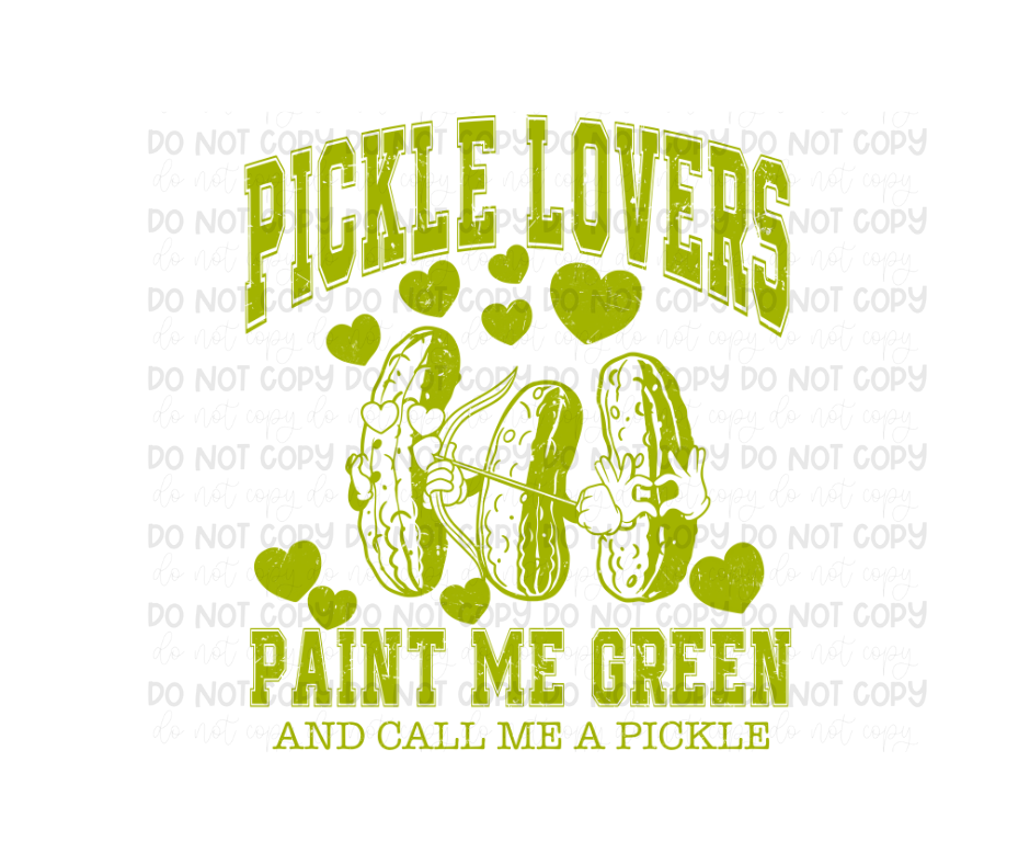 Pickle Lovers-Ready to Press Transfer