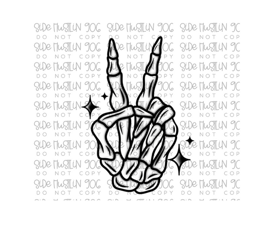 Skellie Hand-Ready to Press Transfer