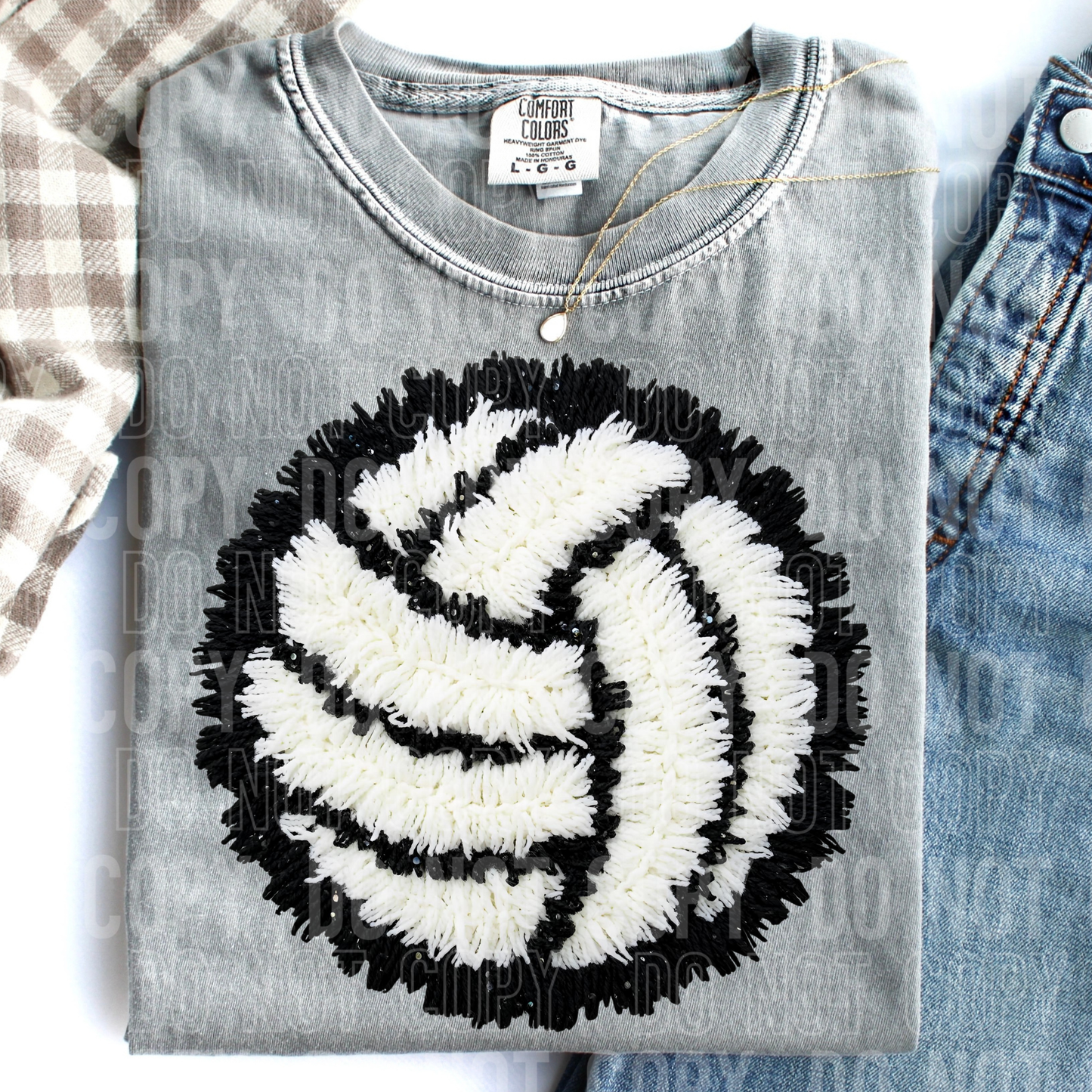 VOLLEYBALL FAUX YARN-Ready to Press Transfer