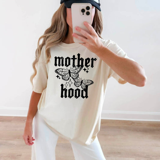 Motherhood Butterfly Black-Ready to Press Transfer