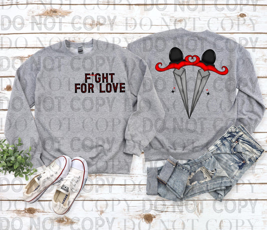 Fight for Love Crew Sweatshirt