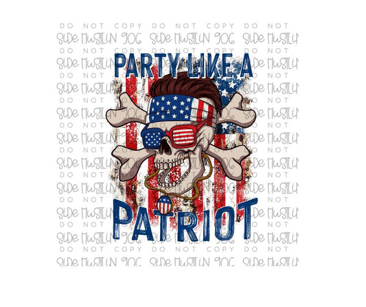 Party like a Patriot -Ready to Press Transfer