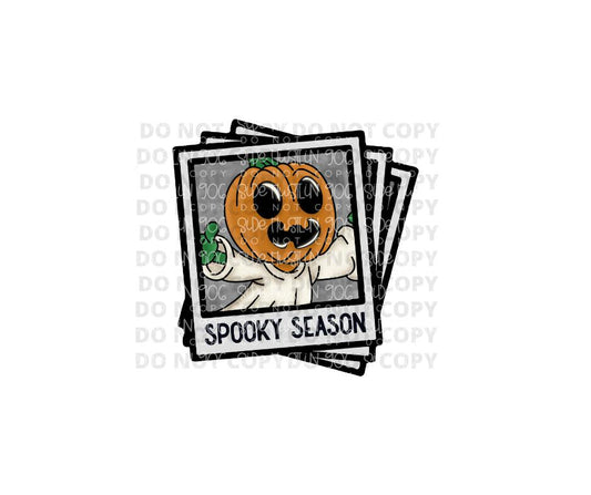 Spooky Season Polaroid-Ready to Press Transfer