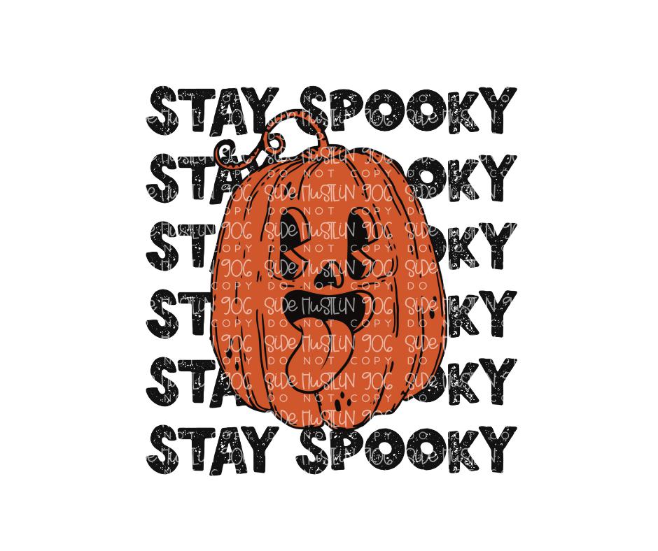 Stay Spooky Pumpkin-Ready to Press Transfer