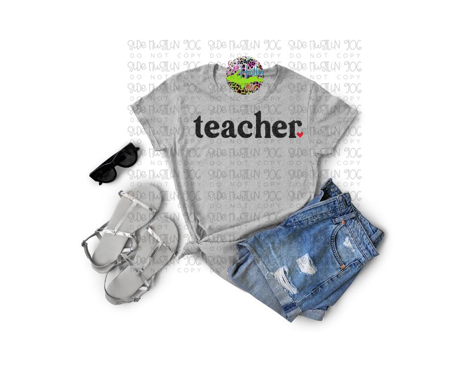 Teacher <3 Tee