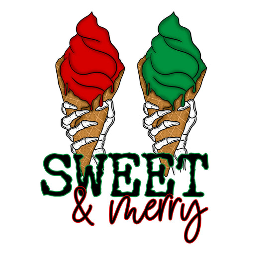 Sweet & Merry-Ready to Press Transfer
