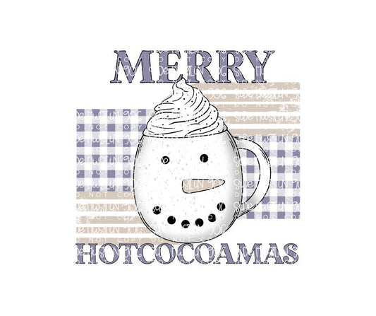 Merry Hotcocoamas-Ready to Press Transfer