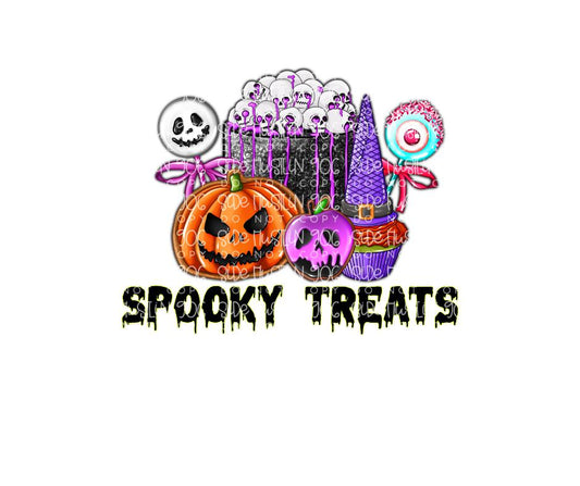 Spooky Treats-Ready to Press Transfer