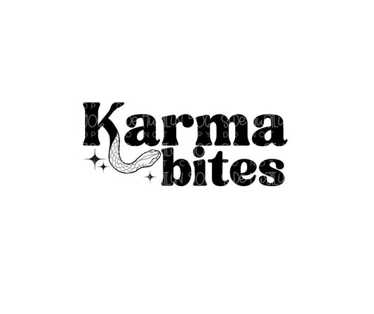 Karma Bites-Ready to Press Transfer