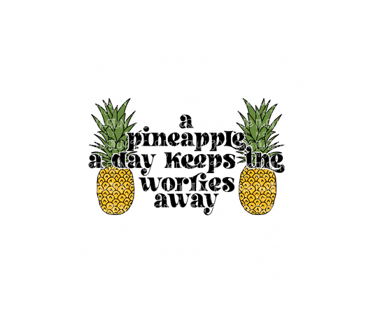 A pineapple a Day-Ready to Press Transfer